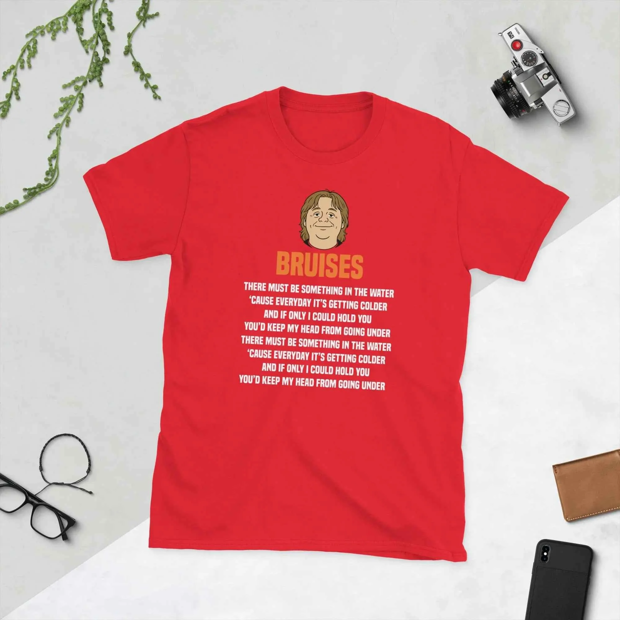 Lewis Capaldi Bruises T-Shirt | Unisex Cotton Tee with Iconic Lyrics