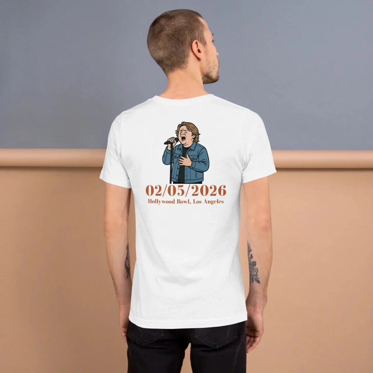 Lewis Capaldi 2026 Tour T-Shirt | Unisex Cotton Concert Apparel