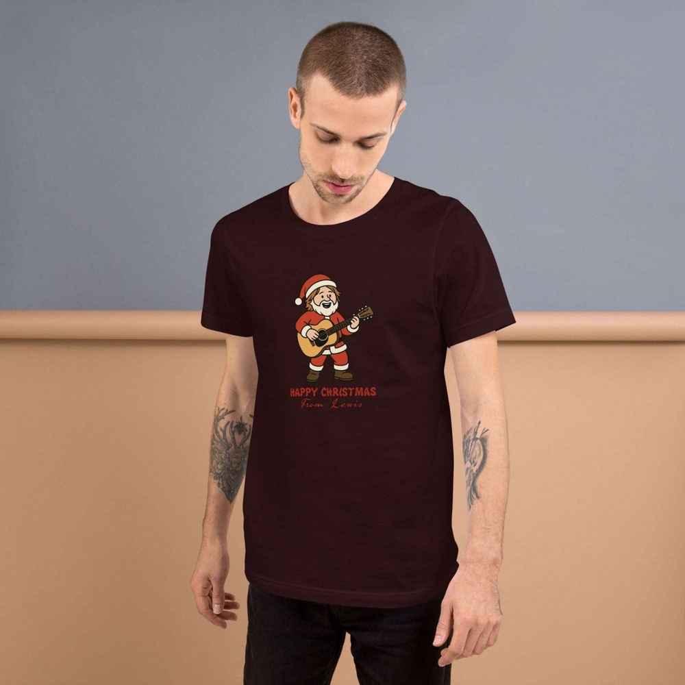 Lewis Capaldi Unisex Cotton T-Shirt | Graphic Christmas Tee