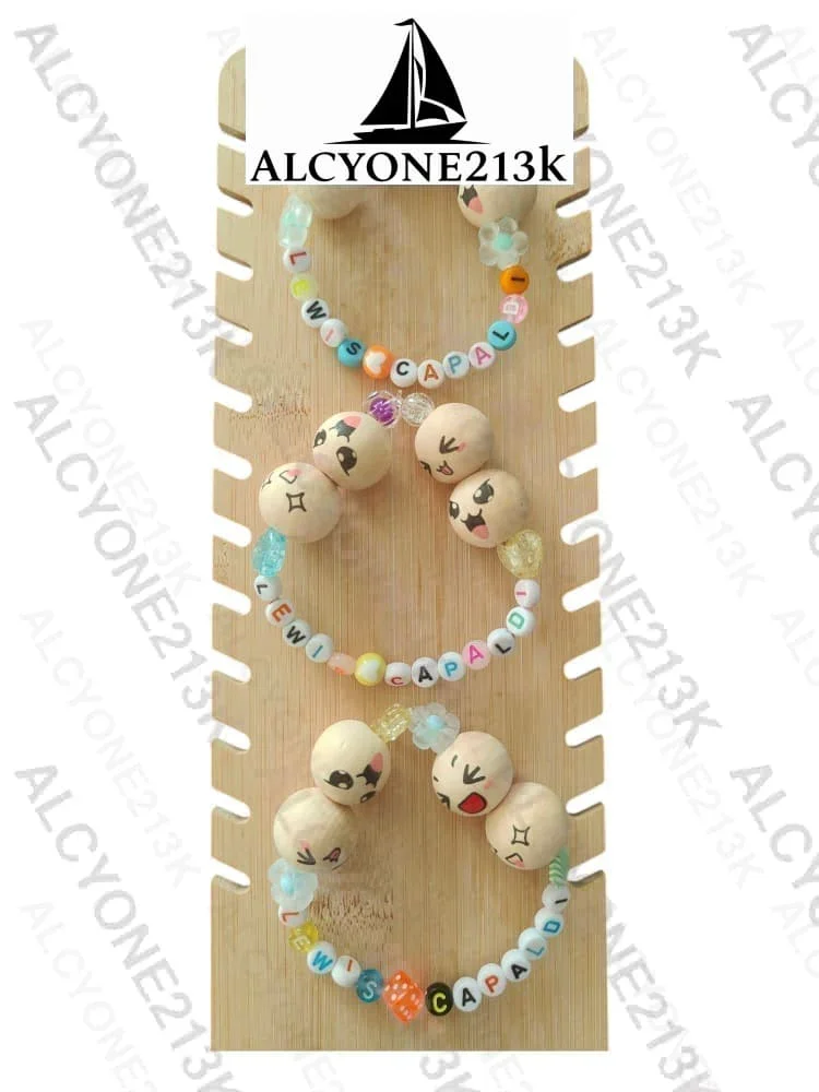 Lewis Capaldi Mystery Bracelets Pack of 10 | Colorful Alphabet Beads