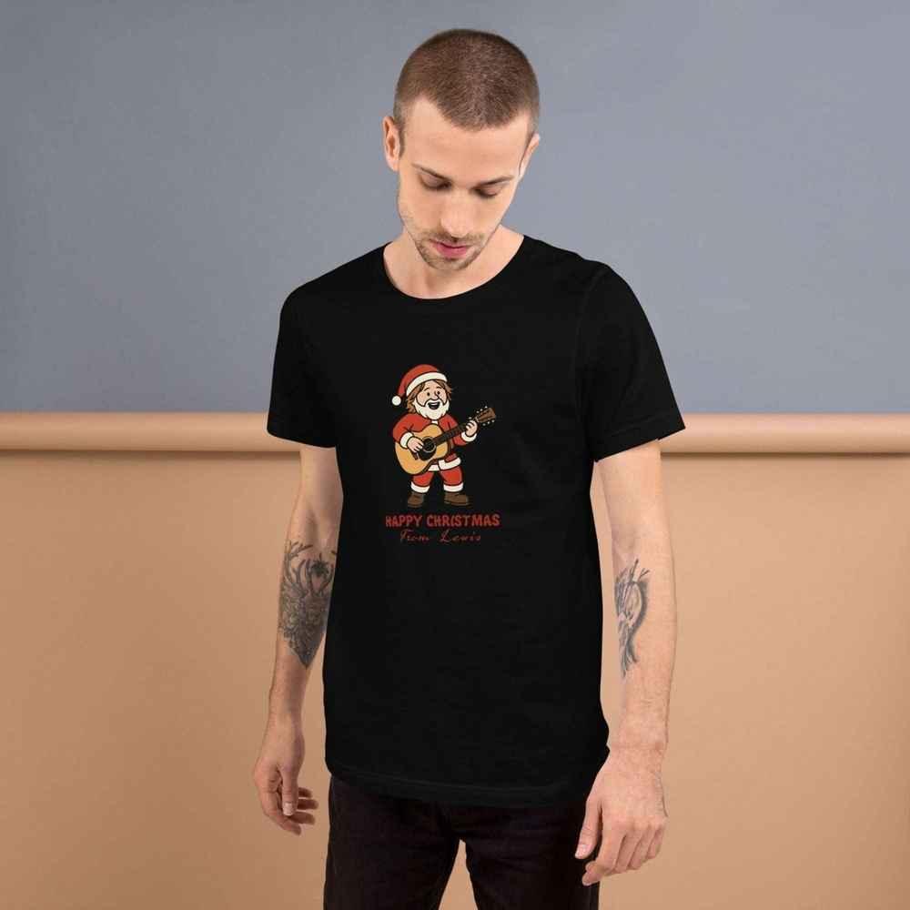 Lewis Capaldi Unisex Cotton T-Shirt | Graphic Christmas Tee