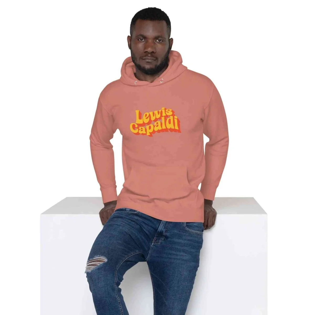Lewis Capaldi Hoodie - Unisex Eco-Friendly Cotton Blend for Sustainable Style & Fandom