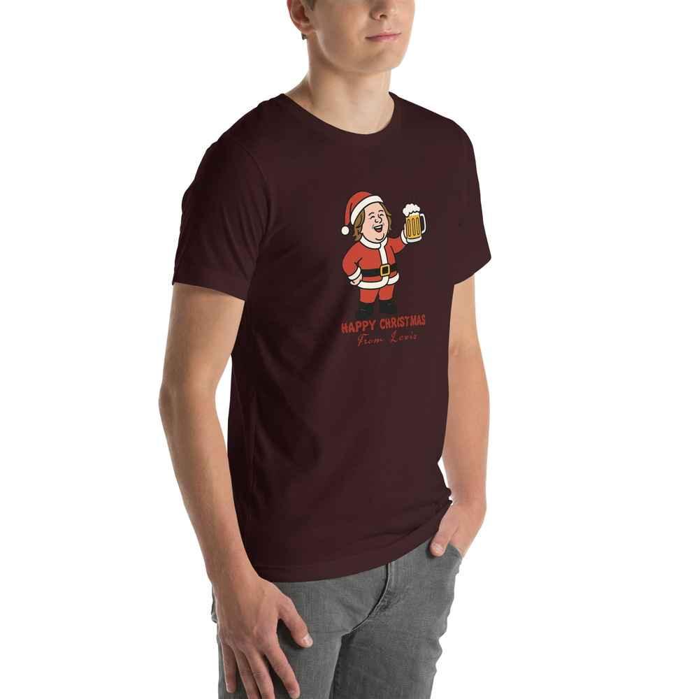 Lewis Capaldi Unisex Cotton T-Shirt | Graphic Christmas Tee