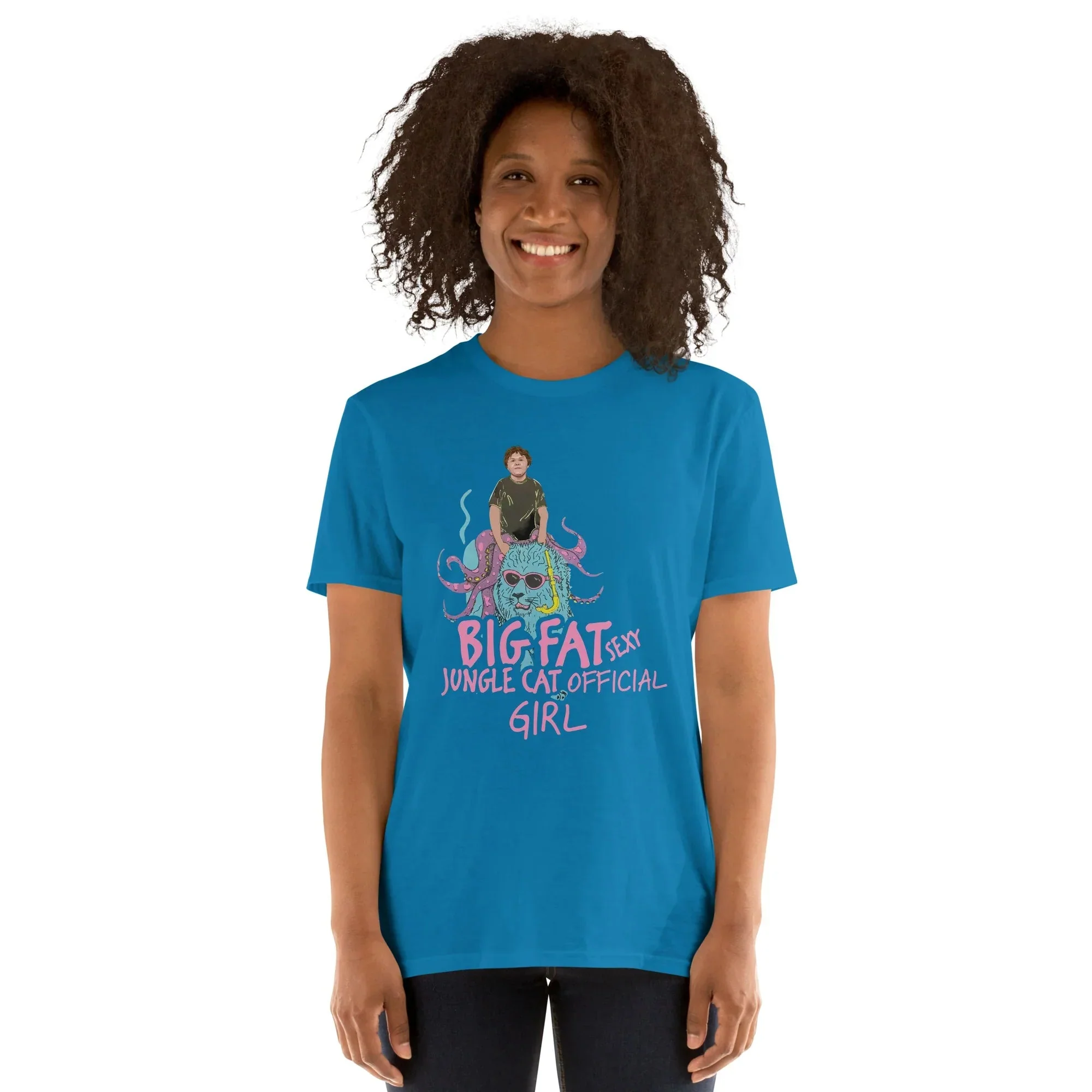 Lewis Capaldi T-Shirt | Big Fat Sexy Jungle Cats Graphic Tee for Girls | Premium Cotton