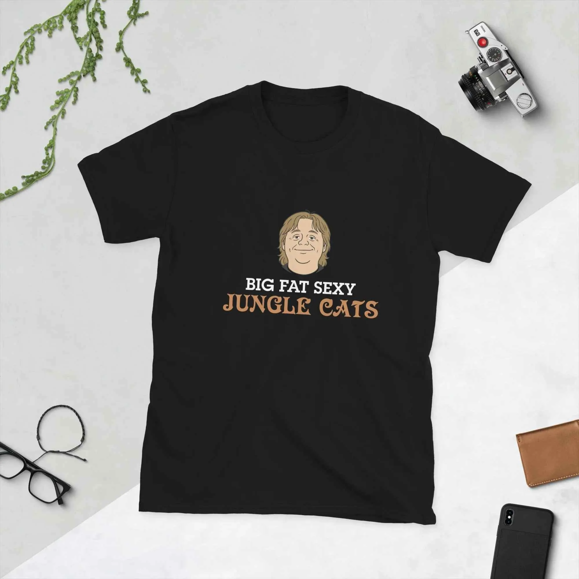 Lewis Capaldi Big Fat Sexy Jungle Cats Cotton T-Shirt | Unisex