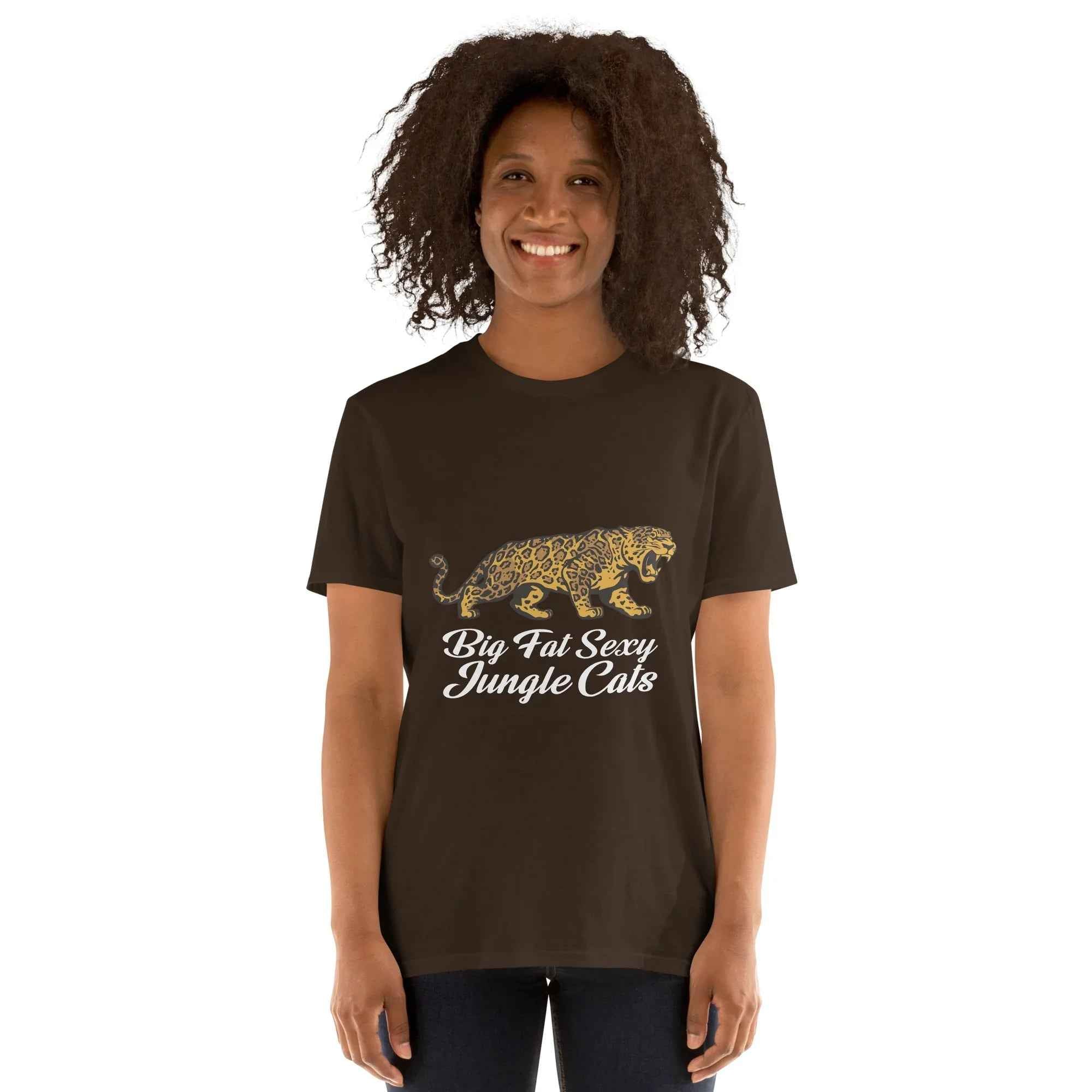 Lewis Capaldi Fan Apparel: Big Fat Sexy Jungle Cats Unisex Cotton T-Shirt for Music Lovers