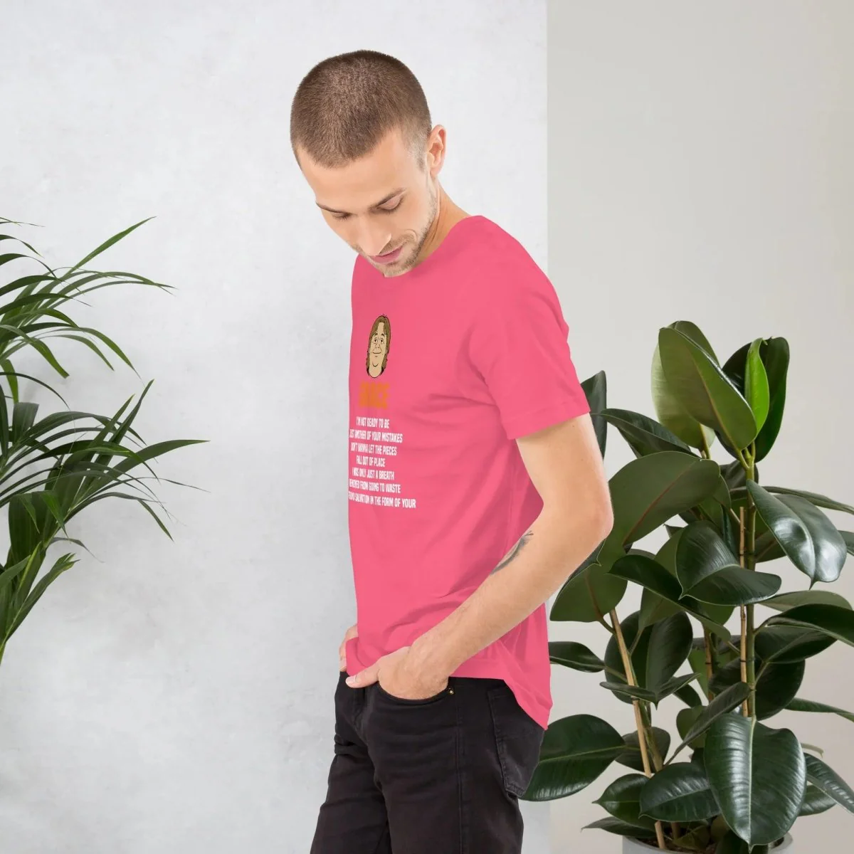 Lewis Capaldi Grace Lyrics T-Shirt | Black Organic Cotton