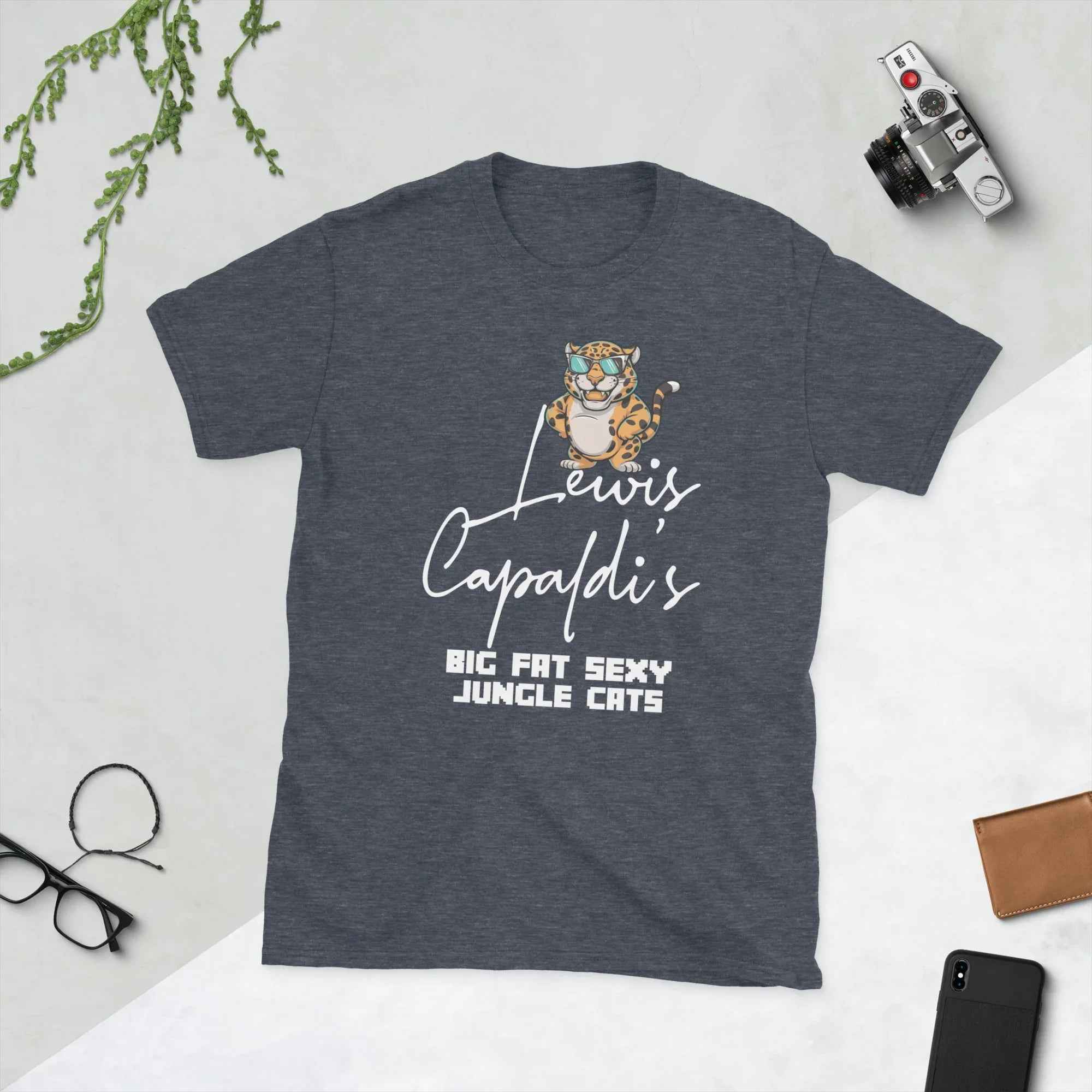 Lewis Capaldi 'Big Fat Sexy Jungle Cats' Eco-Friendly T-Shirt �C Sustainable Music Merchandise