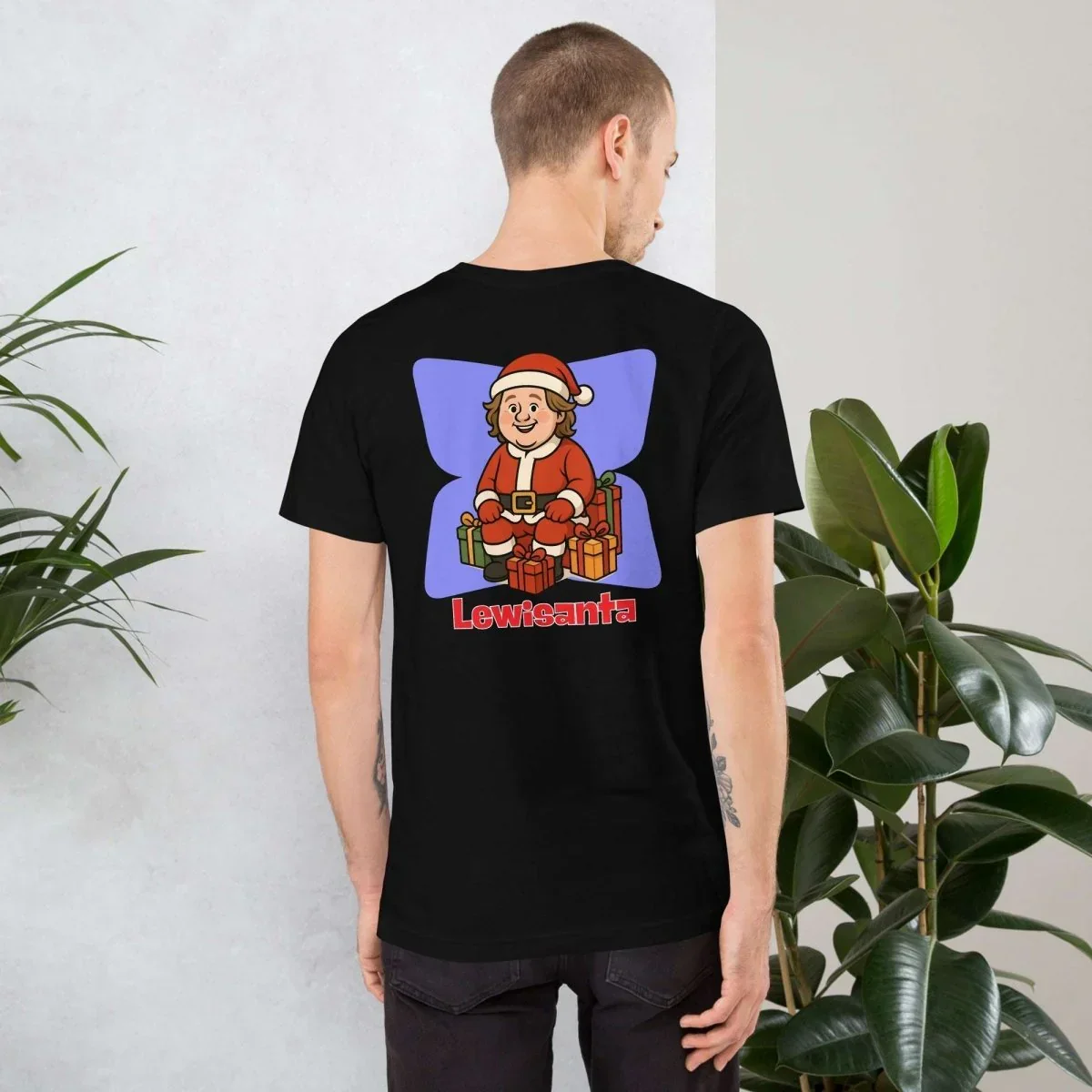 Lewis Capaldi Christmas T-Shirt | Organic Cotton Unisex Festive Tee