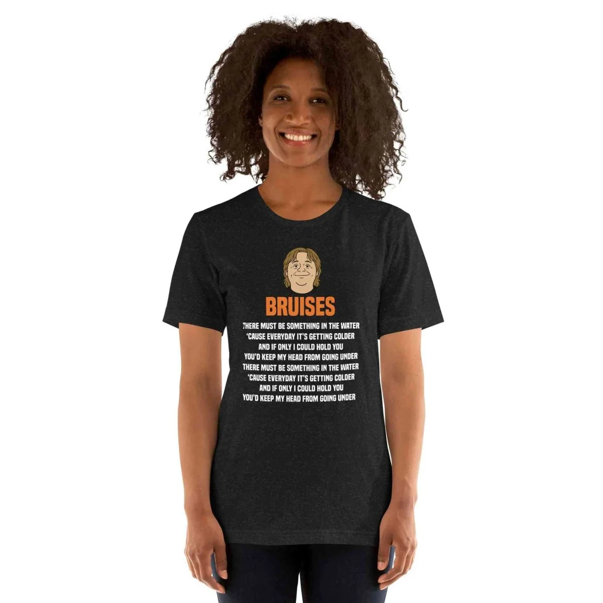 Lewis Capaldi Bruises T-Shirt | Unisex Fan Apparel with Lyrics