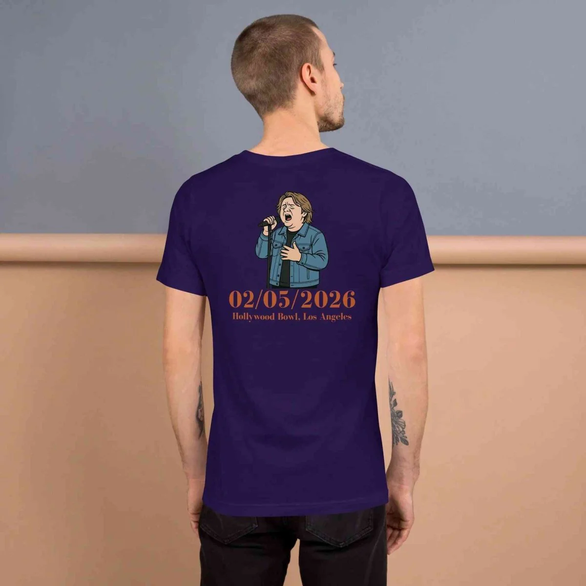 Lewis Capaldi 2026 Tour T-Shirt | Unisex Cotton Concert Apparel