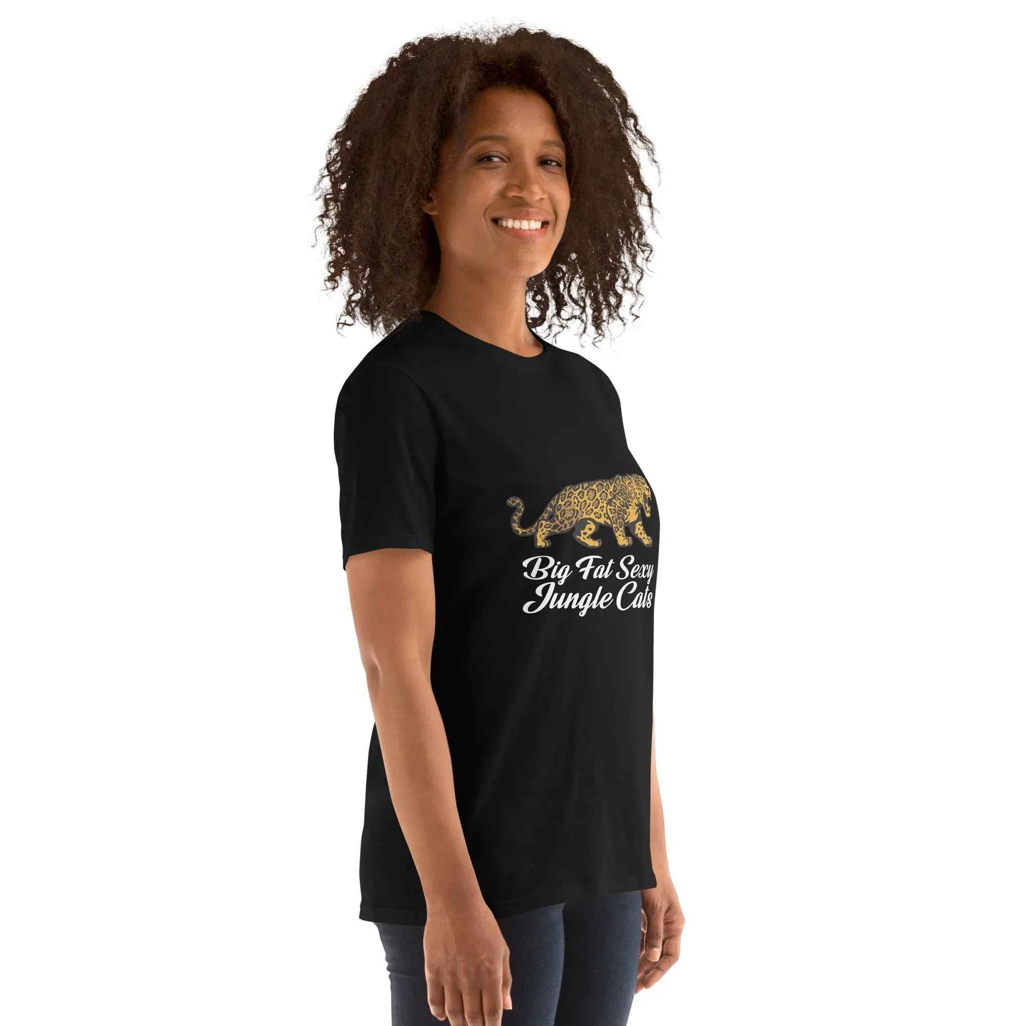 Lewis Capaldi Fan Apparel: Big Fat Sexy Jungle Cats Unisex Cotton T-Shirt for Music Lovers