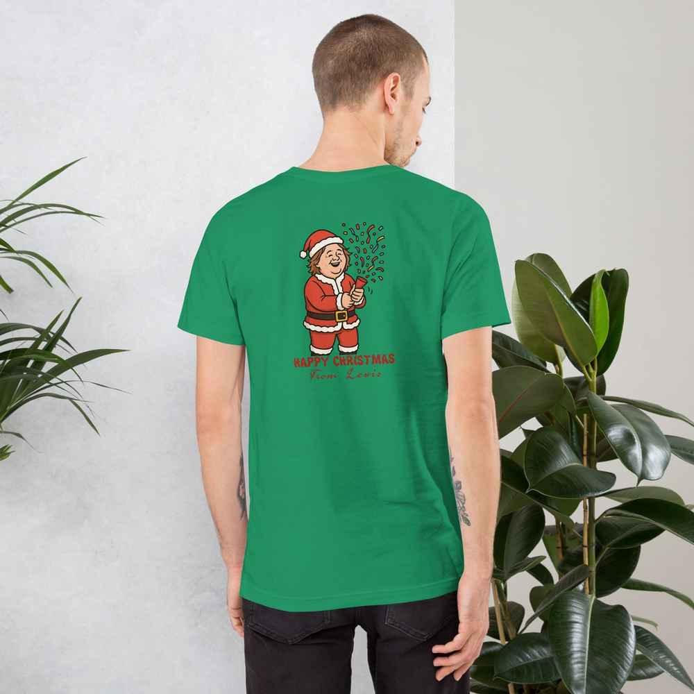 Lewis Capaldi Unisex Cotton T-Shirt | Graphic Christmas Tee