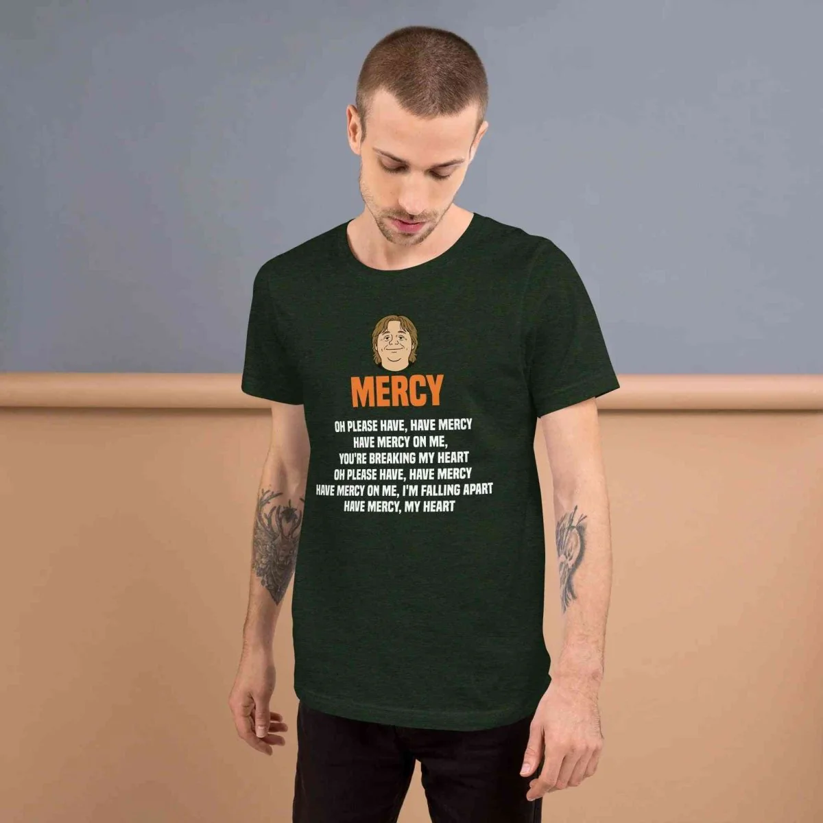 Lewis Capaldi Mercy Lyrics T-Shirt | Unisex Cotton Fan Merch