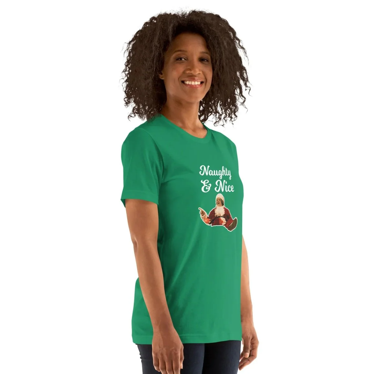 Lewis Capaldi Christmas T-Shirt | Naughty & Nice Unisex Eco-Friendly Tee