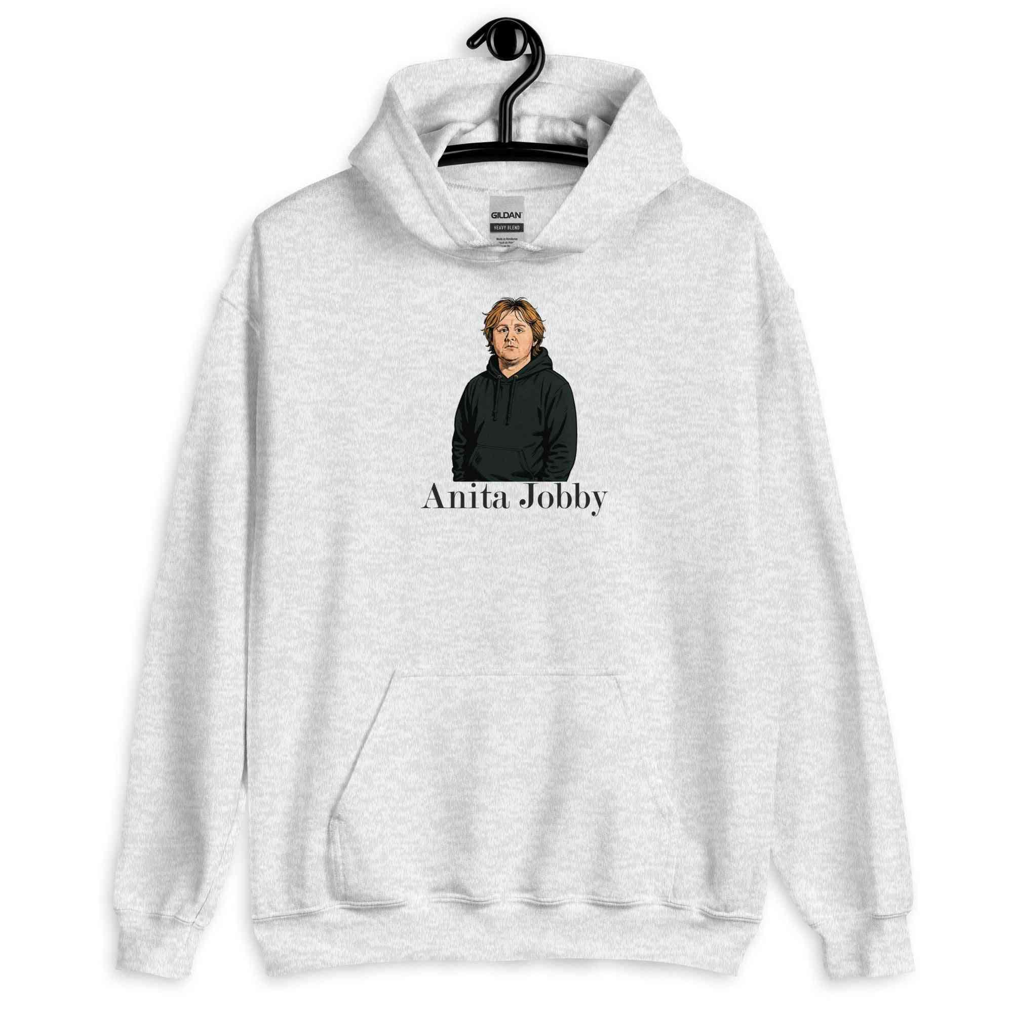 Lewis Capaldi Hoodie | Anita Jobby Graphic | Bold Red Unisex