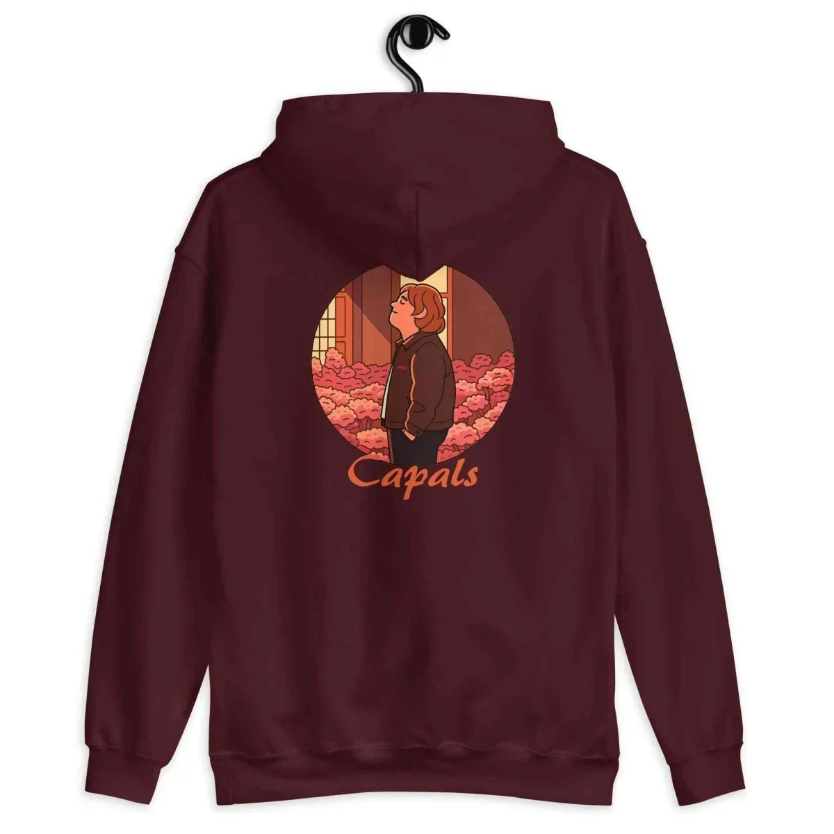 Lewis Capaldi Hoodie | Unisex Retro Graphic Sweatshirt - Black - Capals