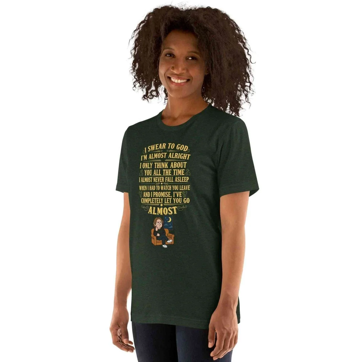 Lewis Capaldi Almost Lyrics Shirt | Unisex T-Shirt for Fans of Emotional Music