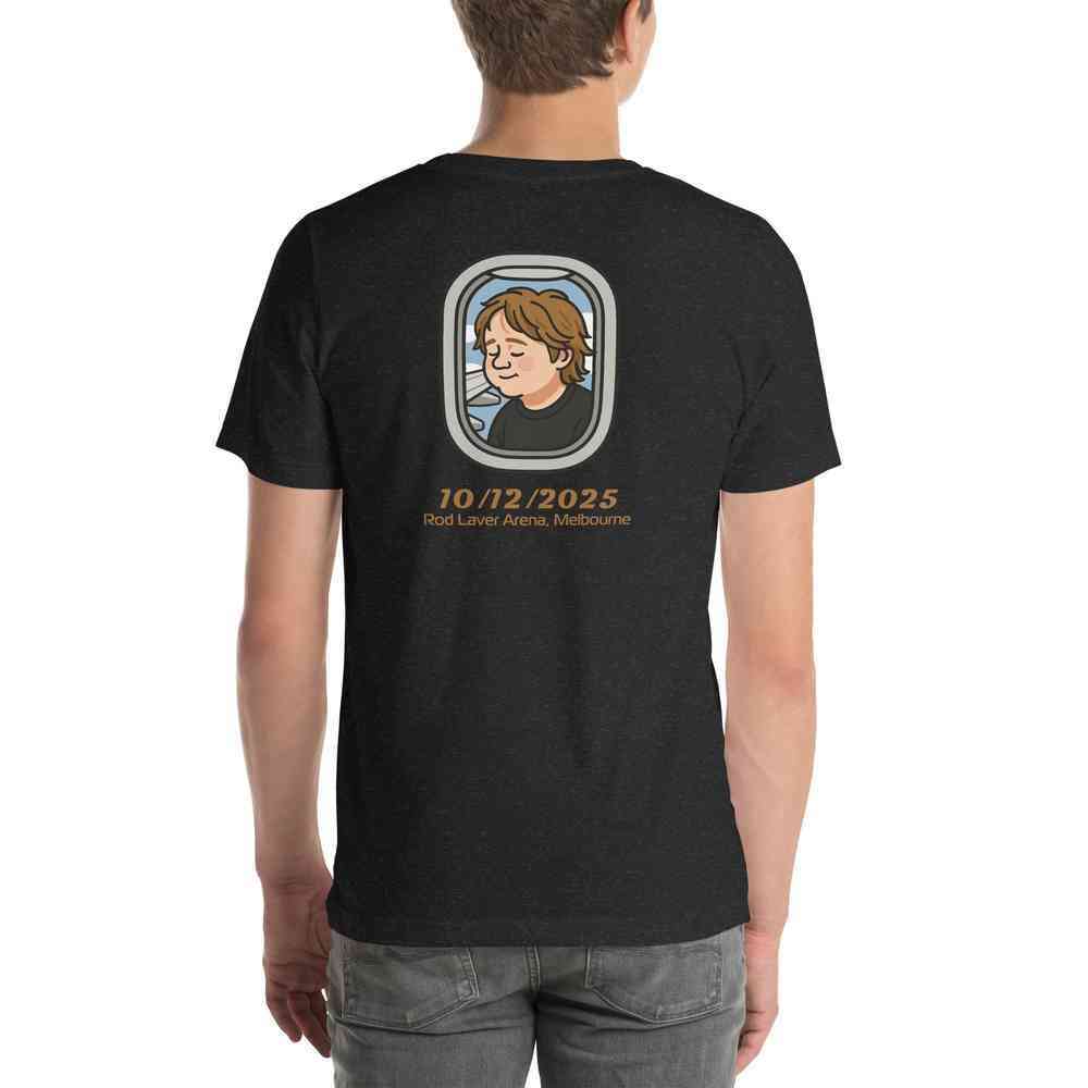 Lewis Capaldi Tour 2025 T-Shirt | Black Unisex Fan Tee by Alcyone213k