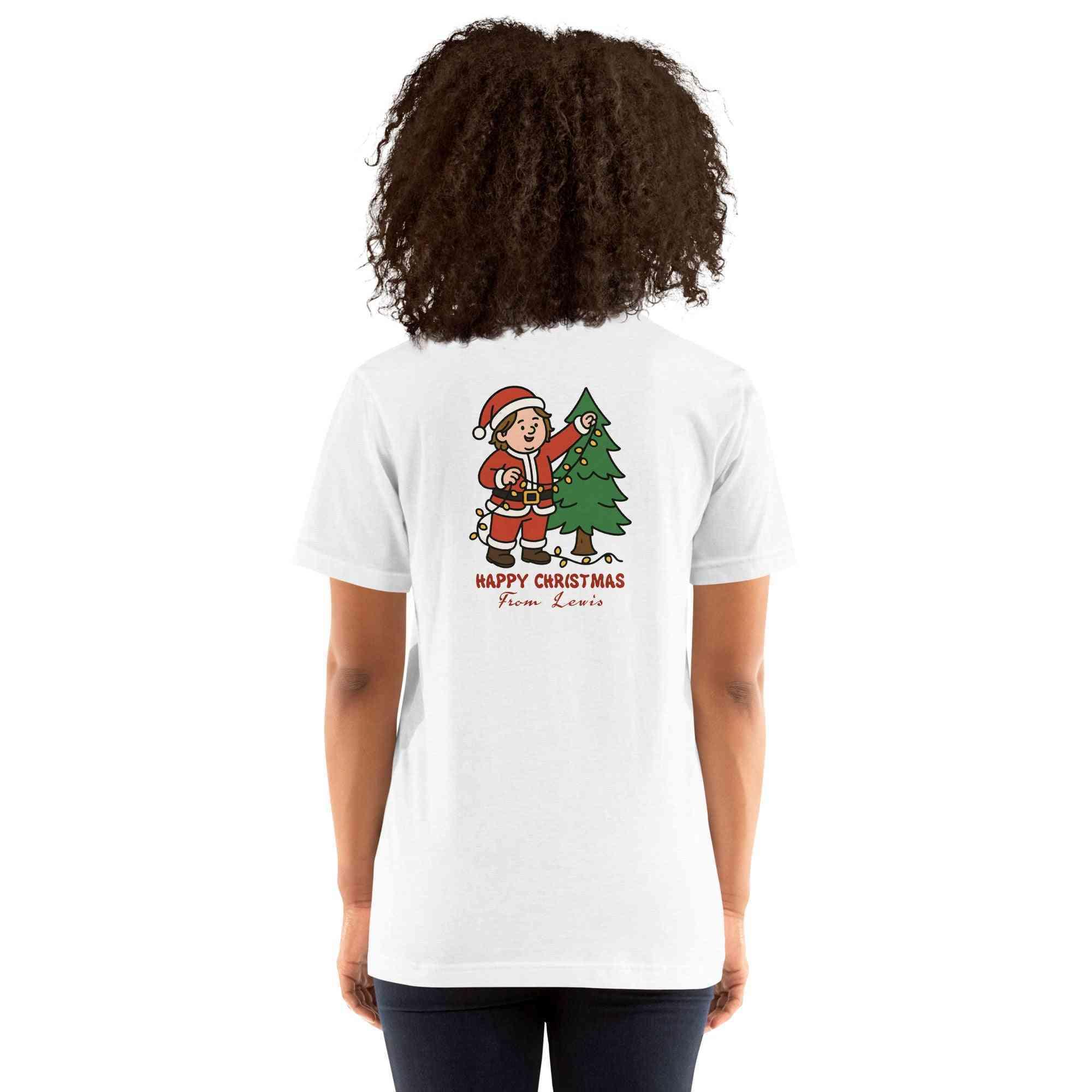 Lewis Capaldi Christmas T-Shirt | Unisex Organic Cotton Festive Tee