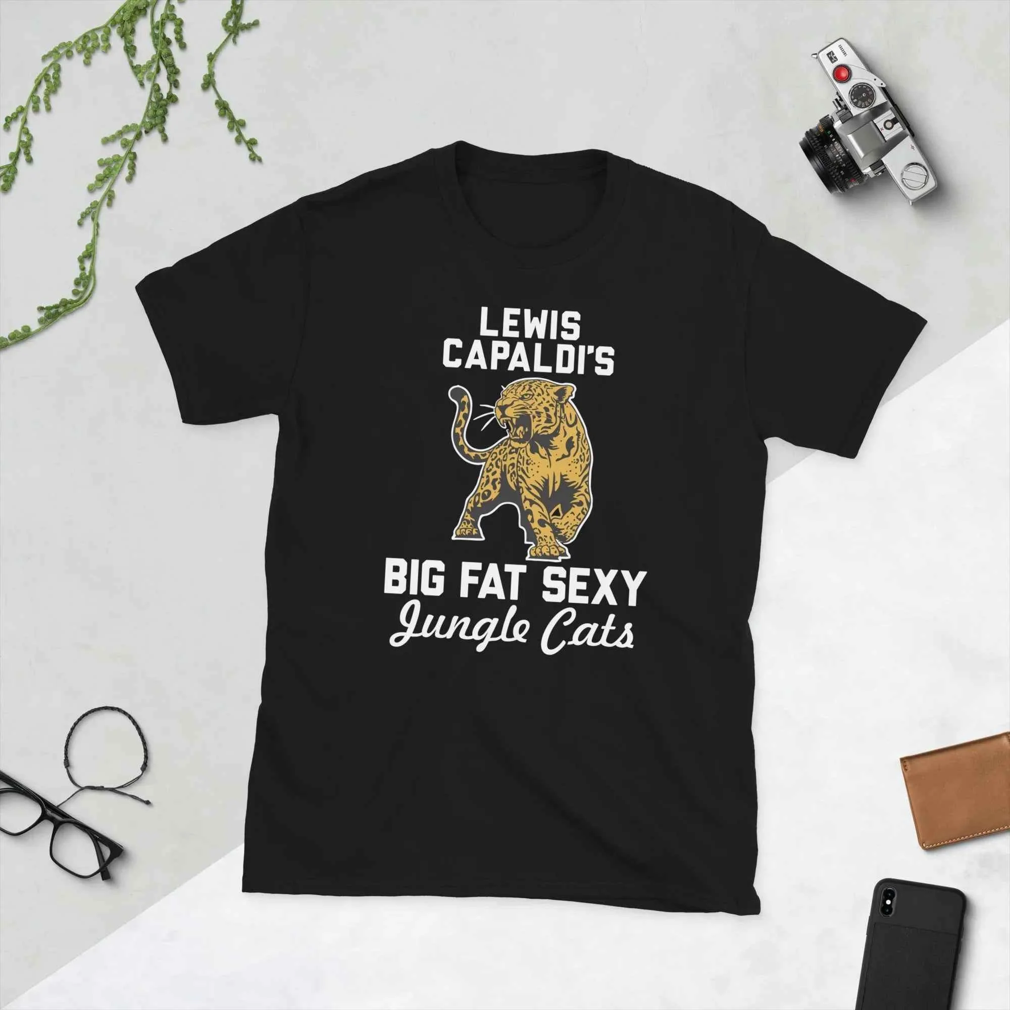 Lewis Capaldi Big Fat Sexy Jungle Cats T-Shirt | 100% Cotton, Unisex Fit, Concert Essential
