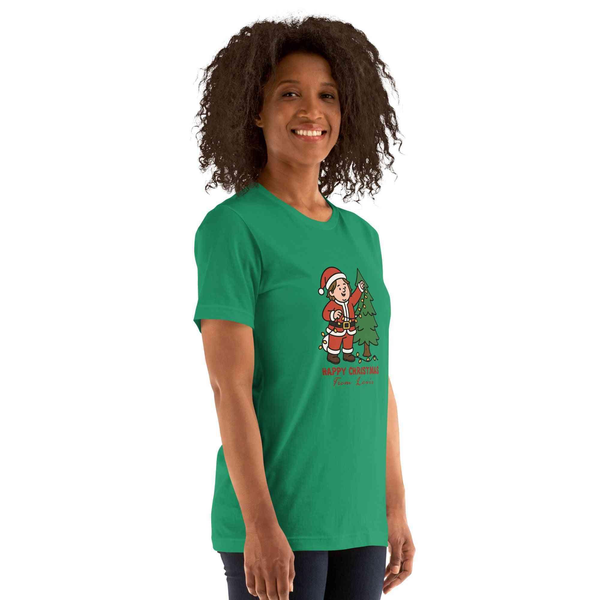 Lewis Capaldi Christmas T-Shirt | Unisex Organic Cotton Festive Tee