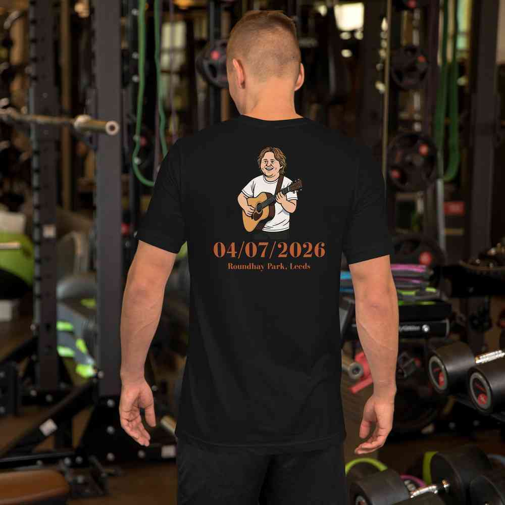 Lewis Capaldi 2026 Tour T-Shirt | Black Cotton Unisex Concert Tee