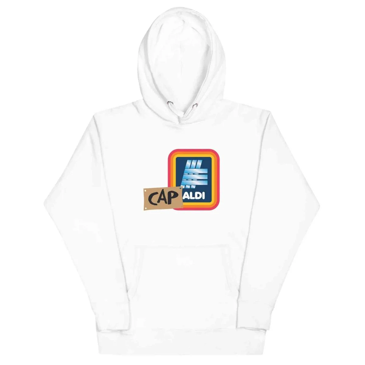 Lewis Capaldi Merchandise: Unisex Capaldi On A Aldi Graphic Hoodie - Soft Cotton Blend