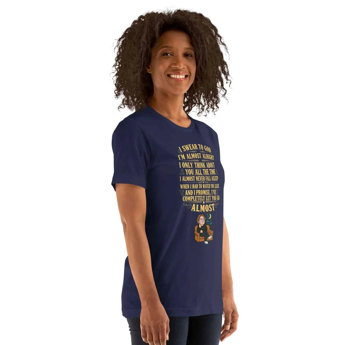 Lewis Capaldi Almost Lyrics Shirt | Unisex T-Shirt for Fans of Emotional Music
