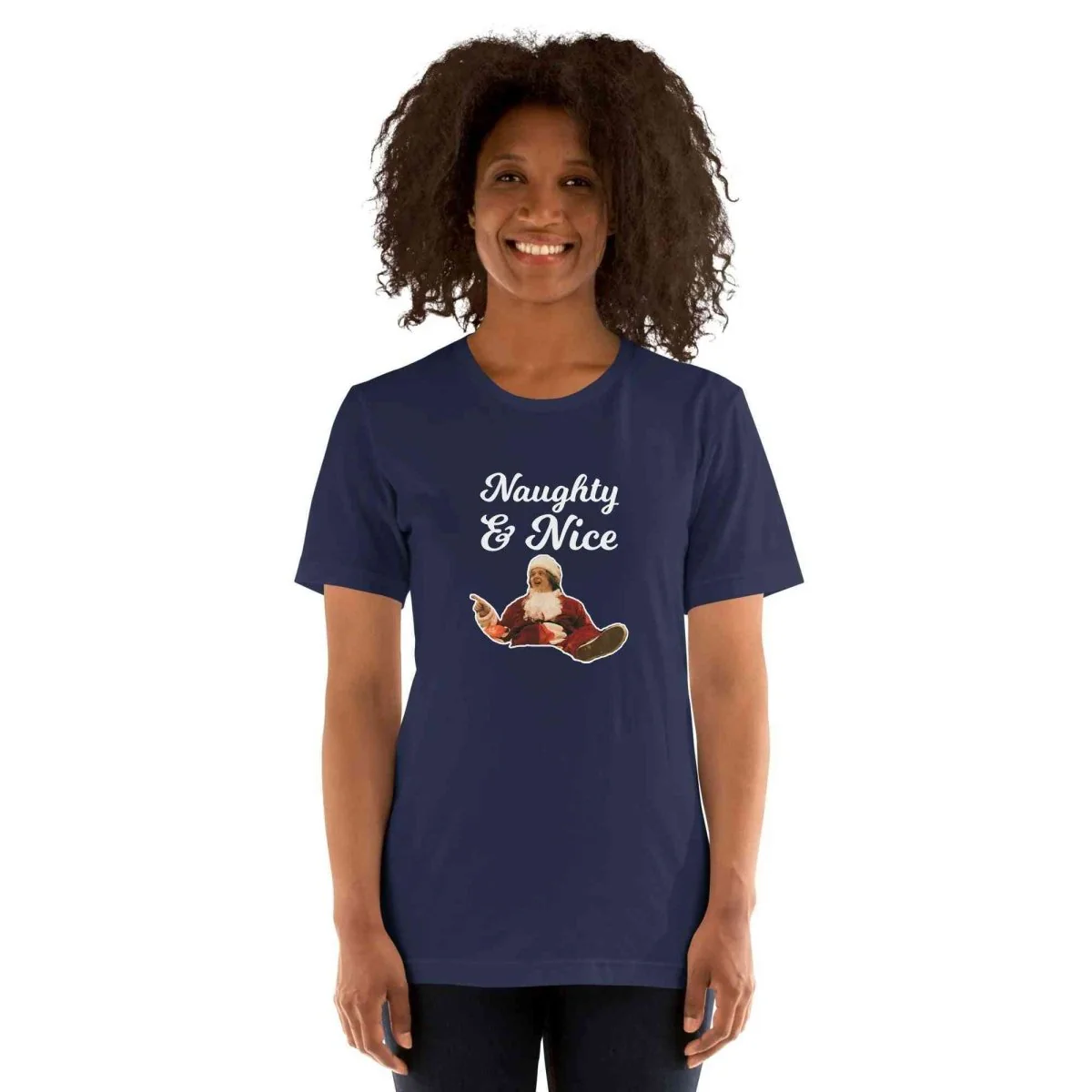 Lewis Capaldi Christmas T-Shirt | Naughty & Nice Unisex Eco-Friendly Tee