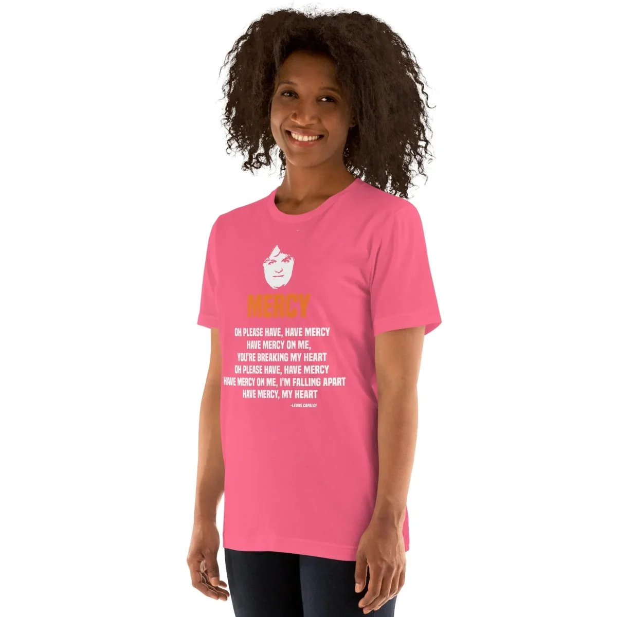 Lewis Capaldi Mercy Lyrics T-Shirt | Unisex Cotton Fan Tee