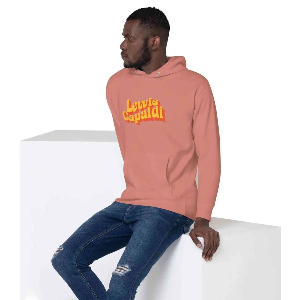 Lewis Capaldi Hoodie - Unisex Eco-Friendly Cotton Blend for Sustainable Style & Fandom