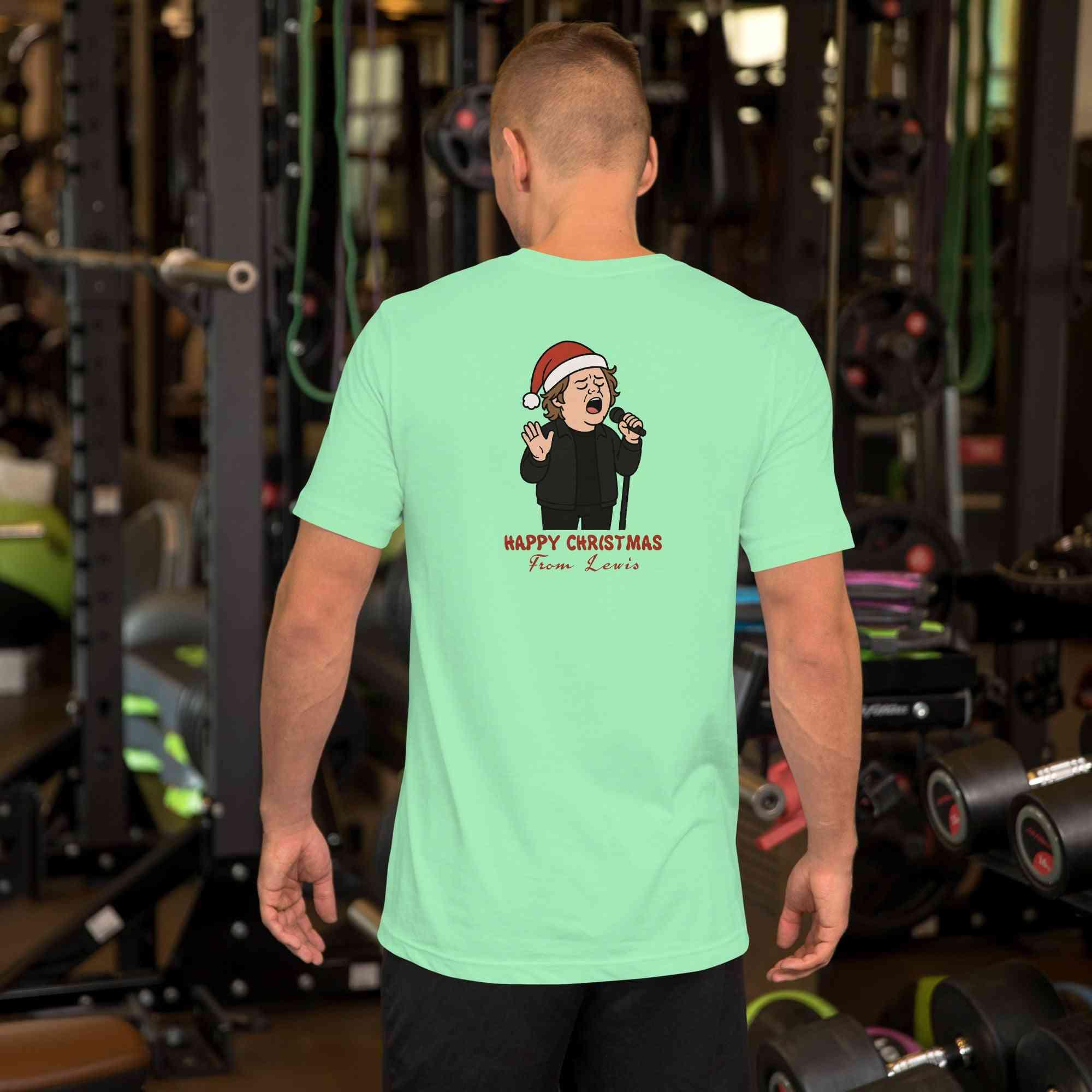 Lewis Capaldi Christmas T-Shirt Unisex | Eco-Friendly Festive Design