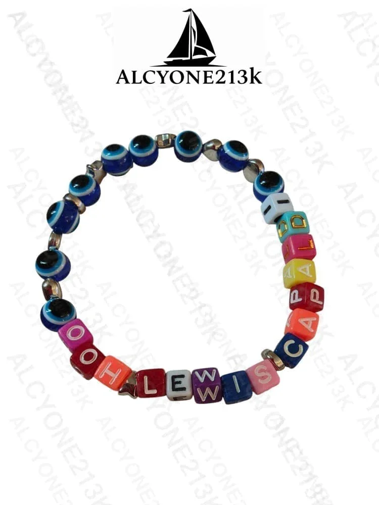 Lewis Capaldi Mystery Bracelets Pack of 10 | Colorful Alphabet Beads