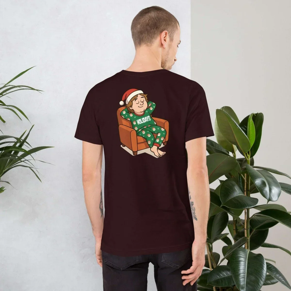 Lewis Capaldi Organic Cotton Christmas T-Shirt | Unisex Festive Apparel
