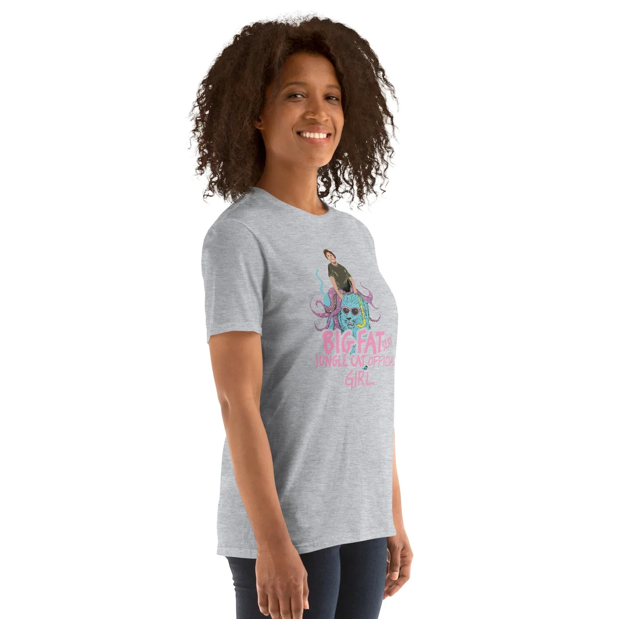 Lewis Capaldi T-Shirt | Big Fat Sexy Jungle Cats Graphic Tee for Girls | Premium Cotton