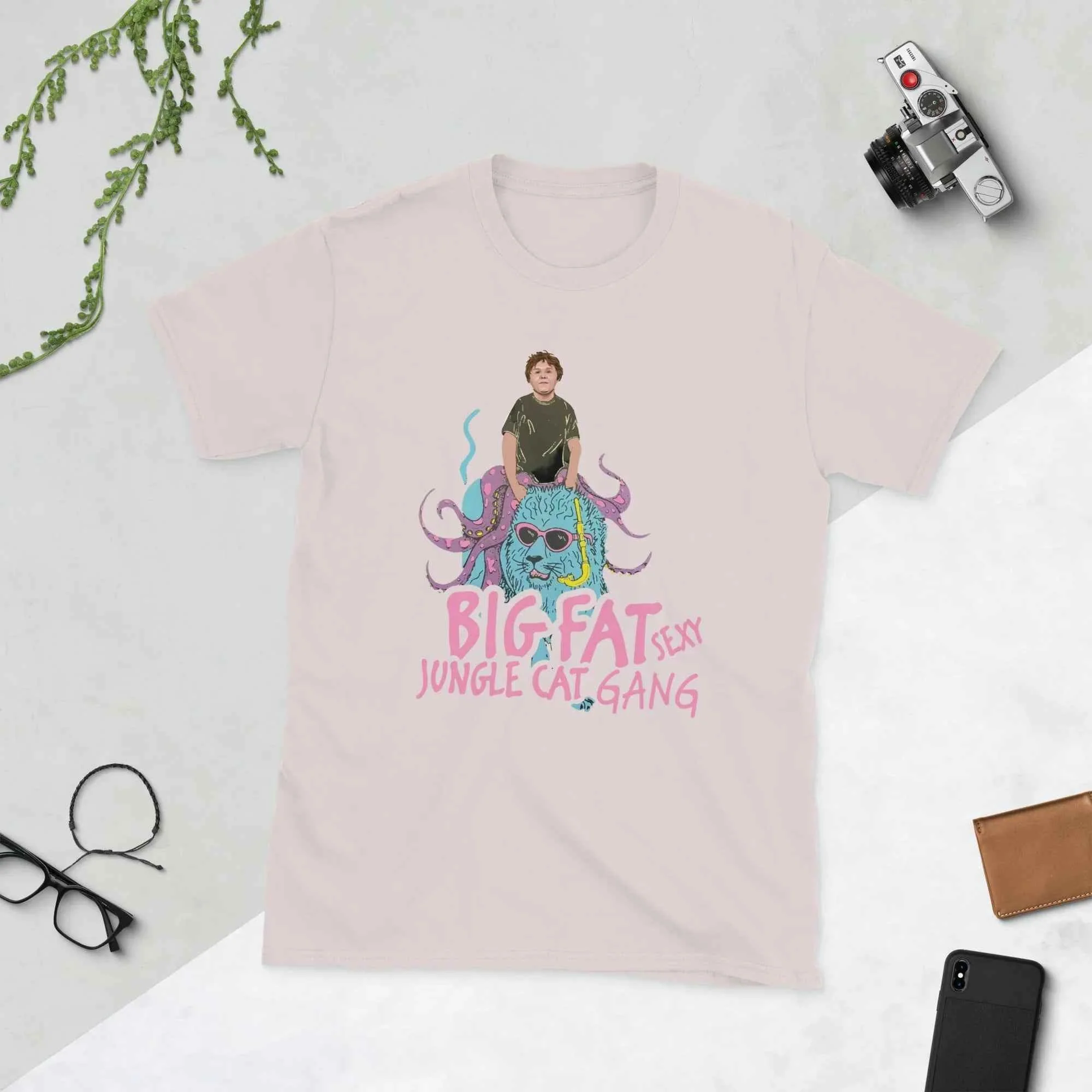 Lewis Capaldi T-Shirt | Big Fat Sexy Jungle Cats Gang Cotton Tee