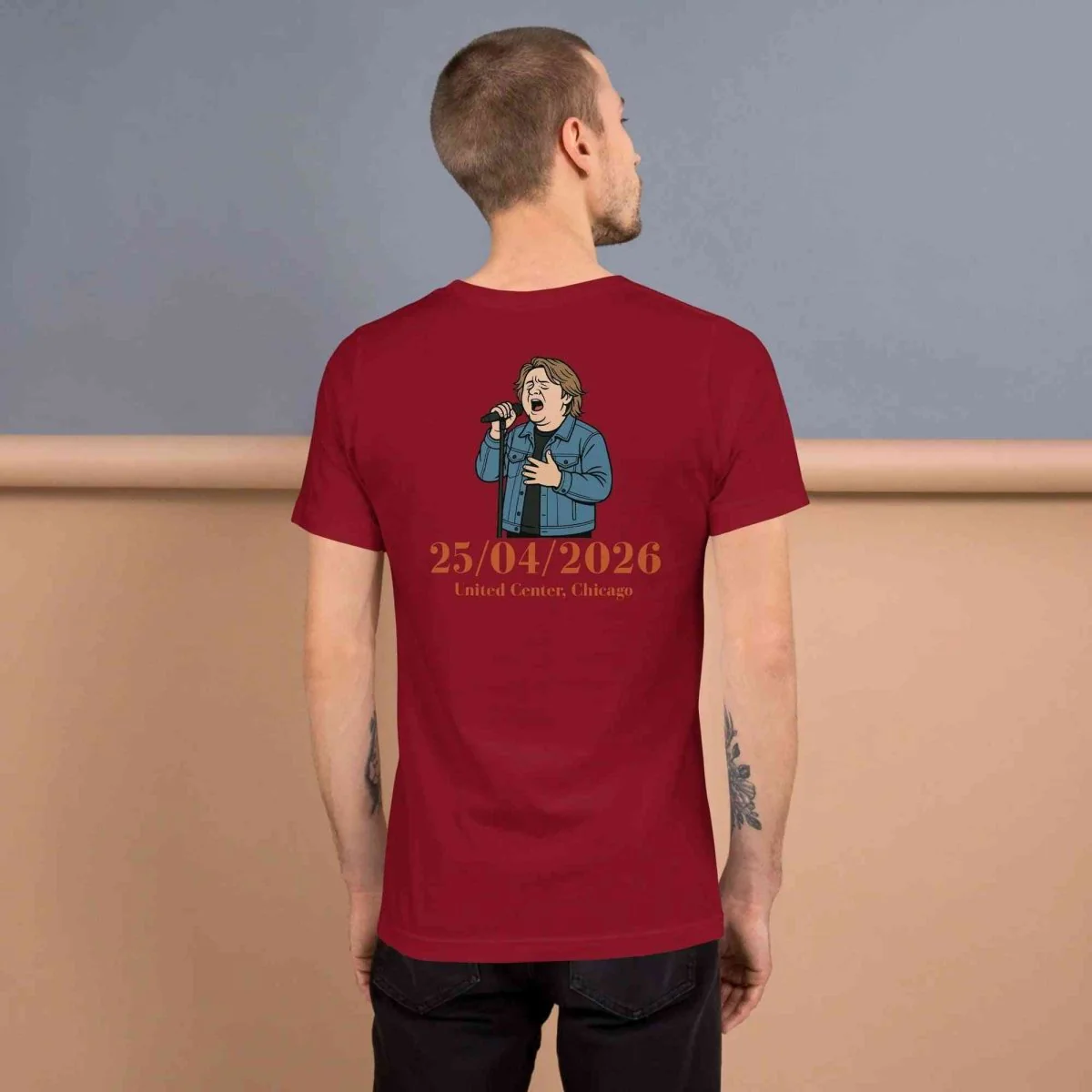 Lewis Capaldi T-Shirt 2026 Unisex Cotton Tee | Premium Fabric & Exclusive Tour Design