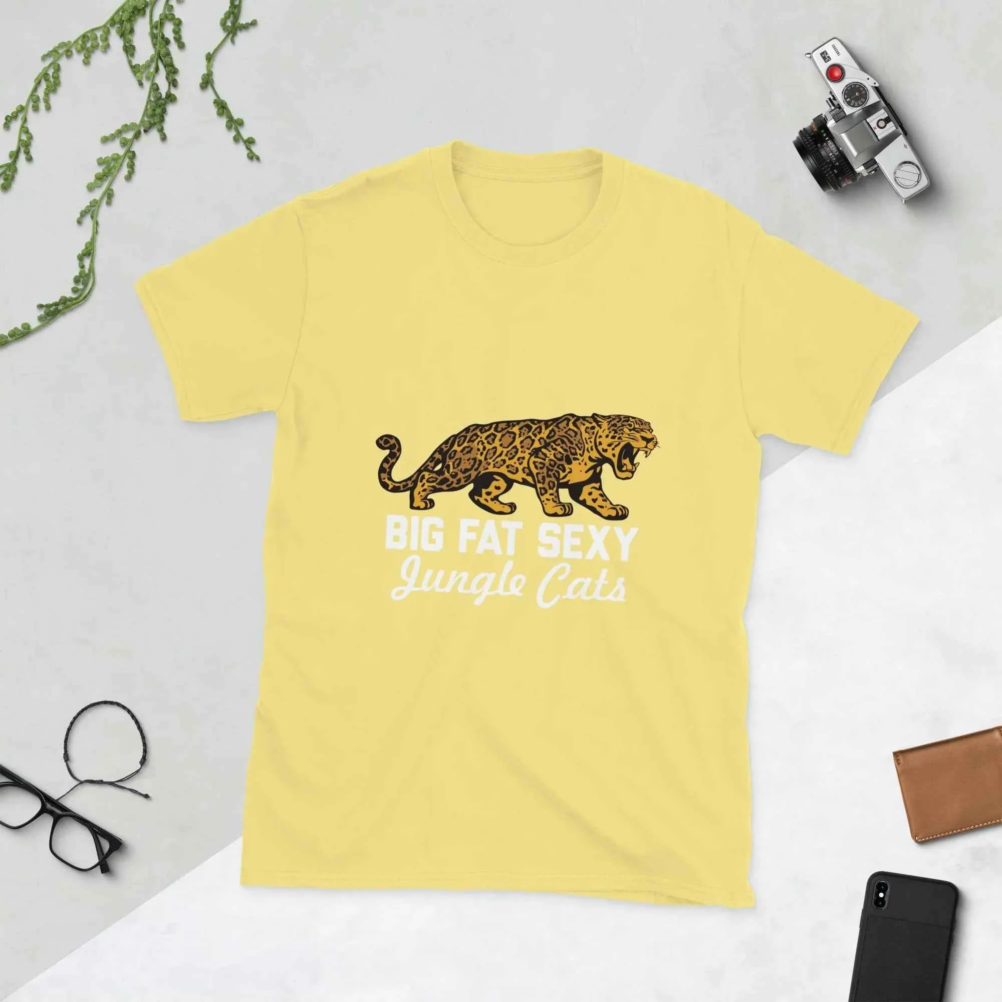 Lewis Capaldi T-Shirt - Big Fat Sexy Jungle Cats Unisex Cotton