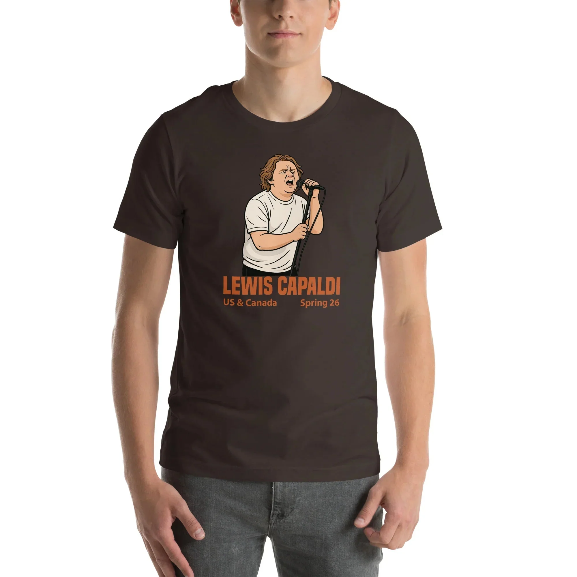 Lewis Capaldi Tour 2026 T-Shirt | Unisex Cotton Fan Tee