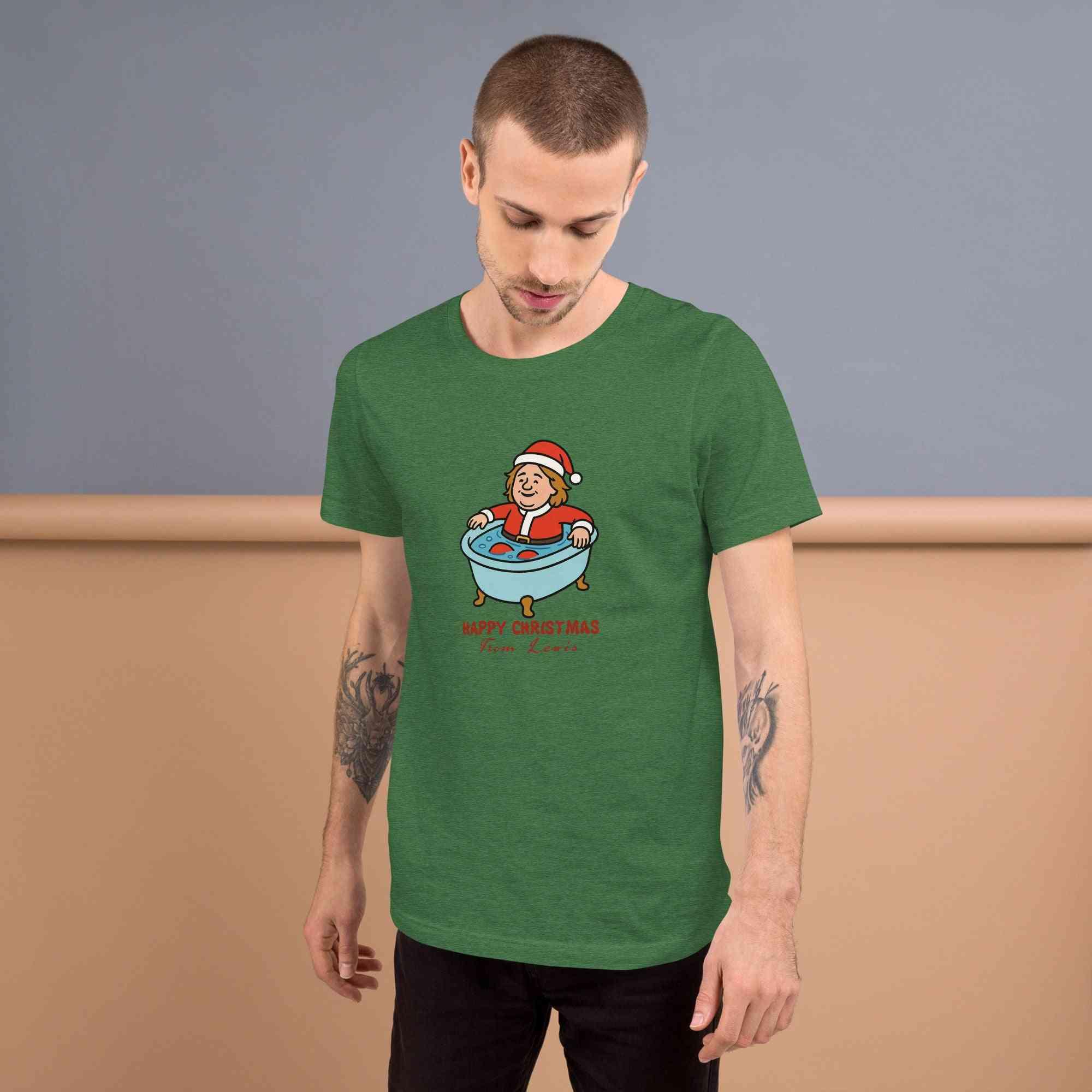 Lewis Capaldi Christmas T-Shirt - Unisex Eco-Friendly Festive Graphic Tee
