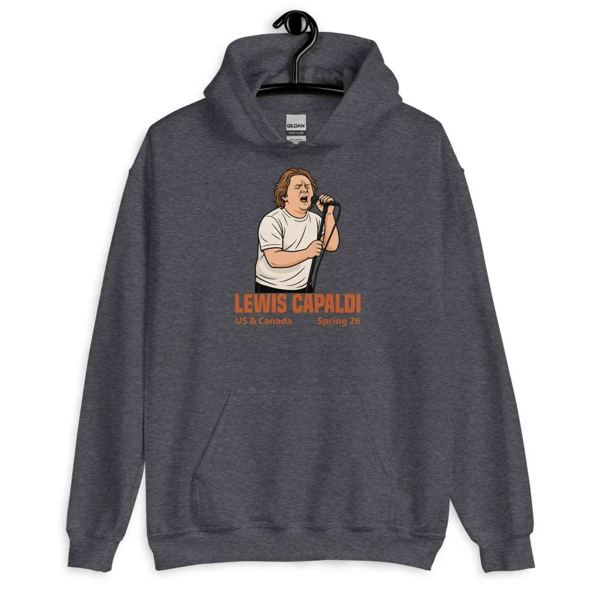 Lewis Capaldi Tour 2026 Unisex Hoodie - Alcyone213k Cotton Blend