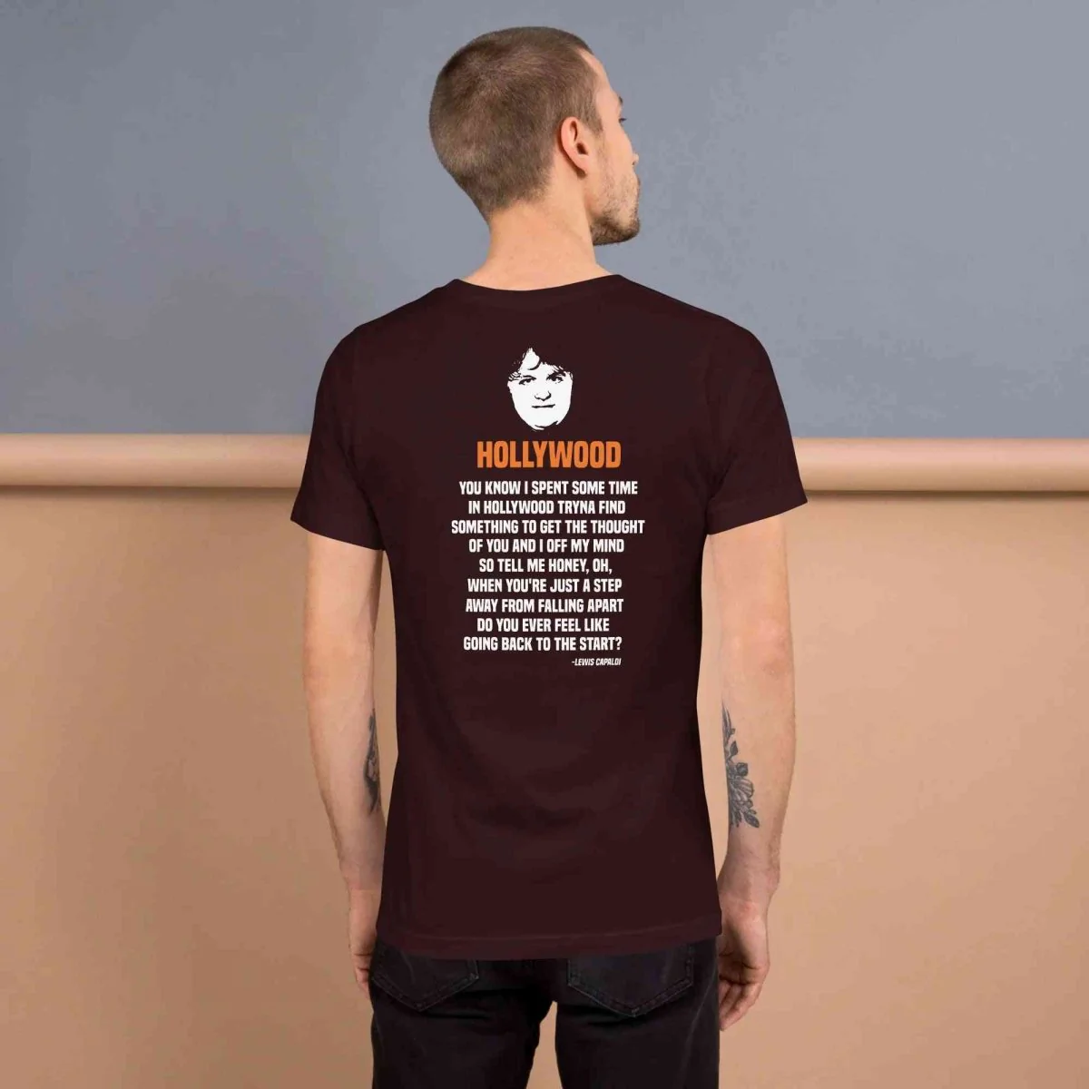 Lewis Capaldi Lyrics T-Shirt | Unisex Hollywood Style Fan Merch