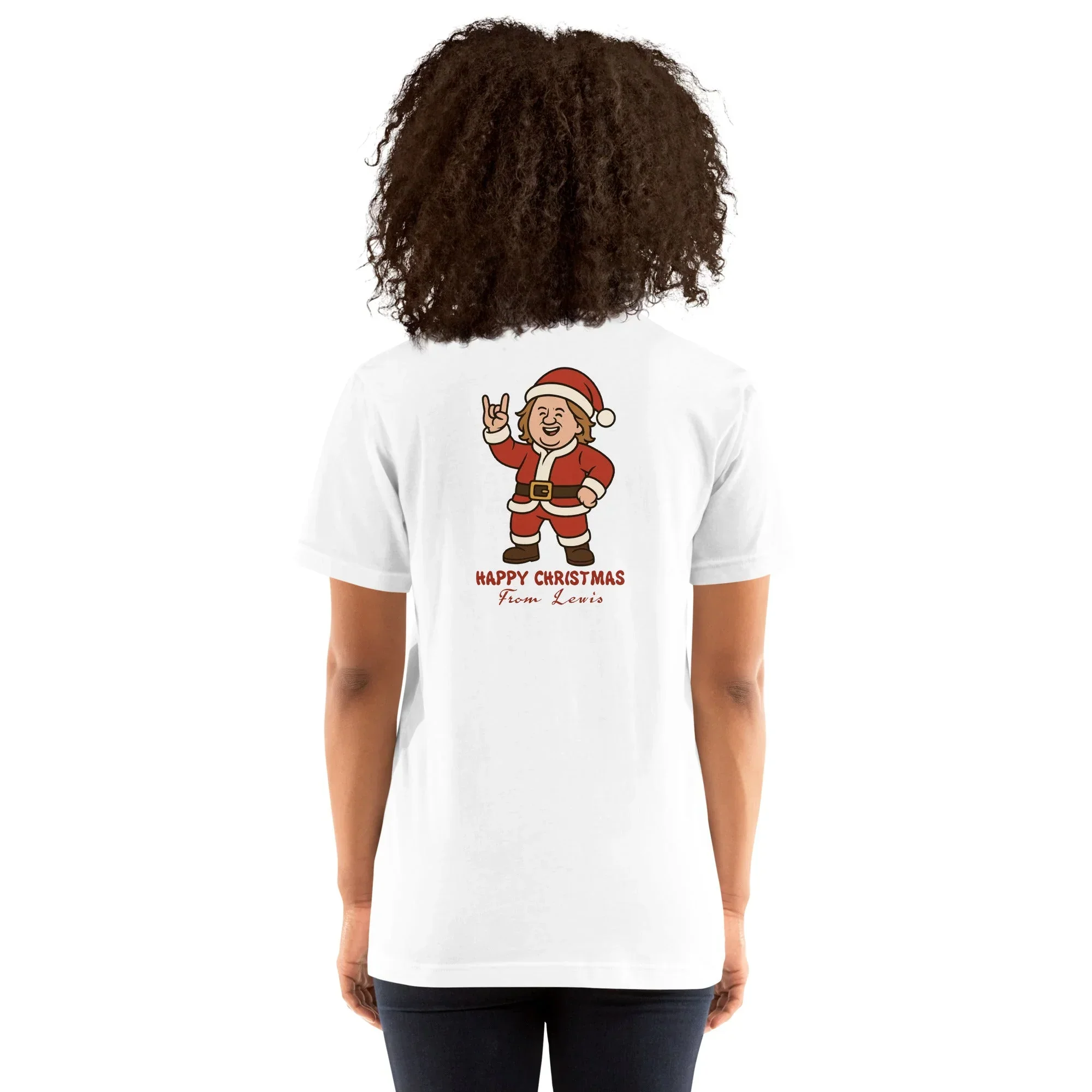 Lewis Capaldi Unisex Cotton T-Shirt | Graphic Christmas Tee