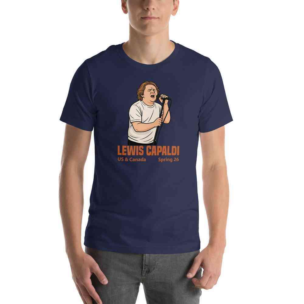 Lewis Capaldi Tour 2026 T-Shirt | Unisex Cotton Fan Tee