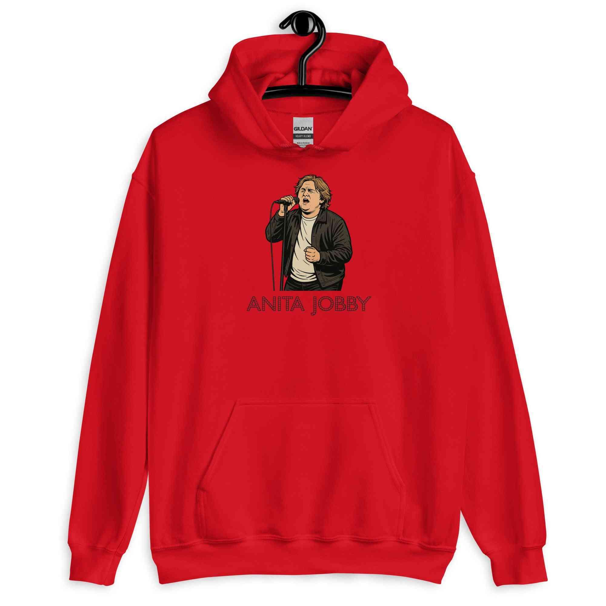 Lewis Capaldi Anita Jobby Graphic Hoodie - Unisex Eco-Friendly Cotton Blend