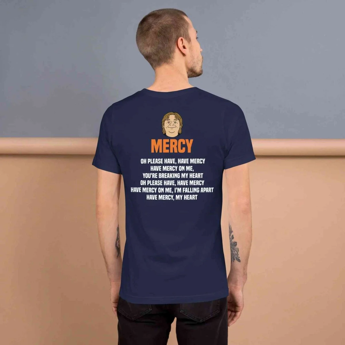 Lewis Capaldi Mercy Lyrics T-Shirt | Unisex Cotton Fan Merch