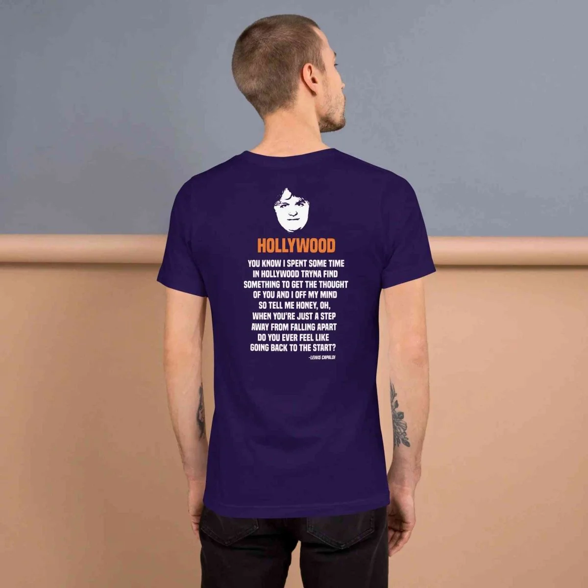 Lewis Capaldi Lyrics T-Shirt | Unisex Hollywood Style Fan Merch