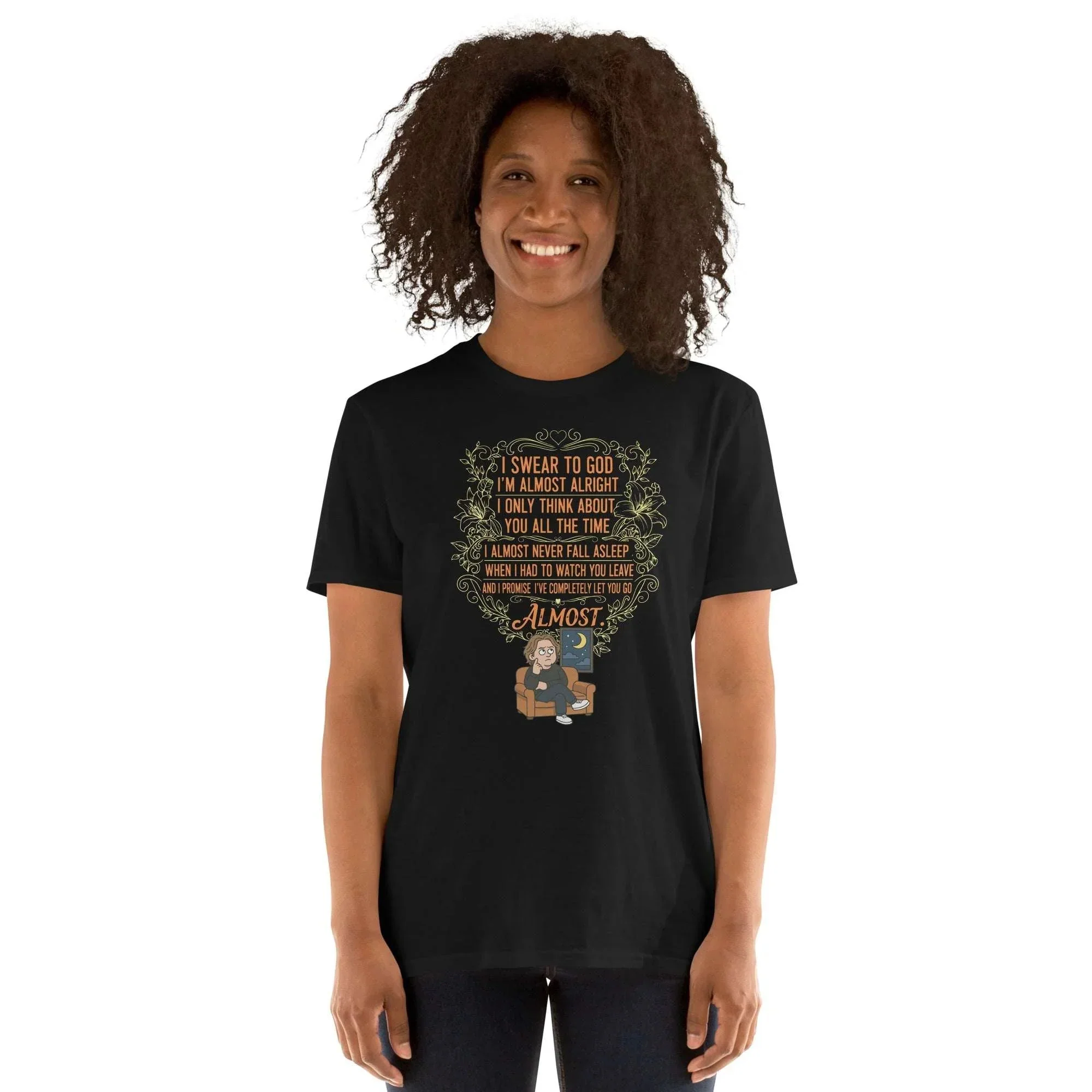 Lewis Capaldi Lyrics T-Shirt | Unisex Cotton Short Sleeve Tee