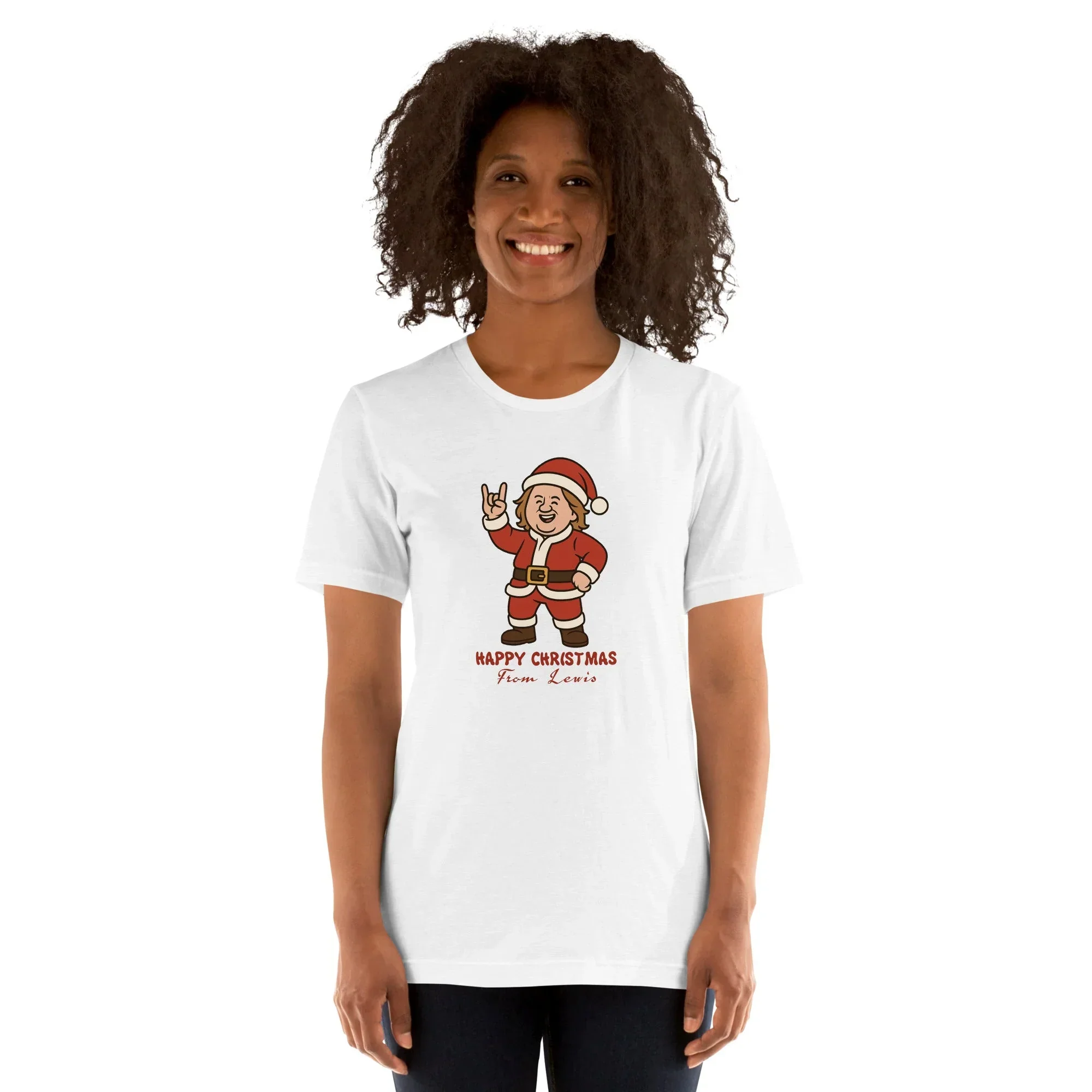 Lewis Capaldi Unisex Cotton T-Shirt | Graphic Christmas Tee
